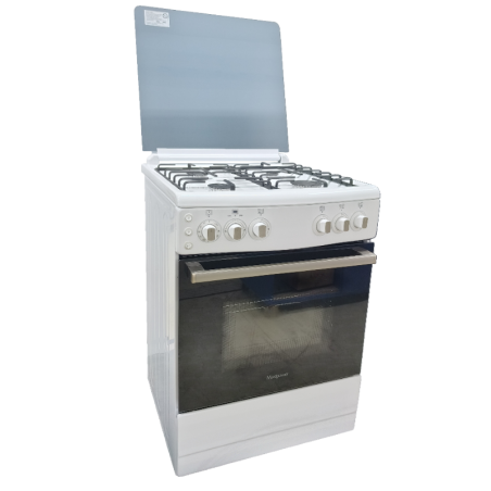 Cuisinière Gaz 60x60 cm Blanche - HGC4W05DZ60