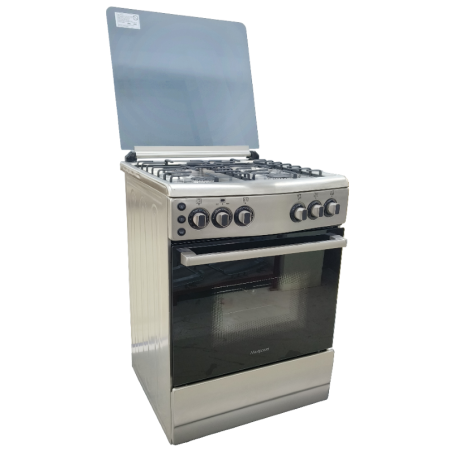 Cuisinière Inox 60x60 cm Gaz/Gaz – HGC4S06DZ60