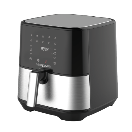 Friteuse à air électrique 6L – Inox/Noir – AF-MP01