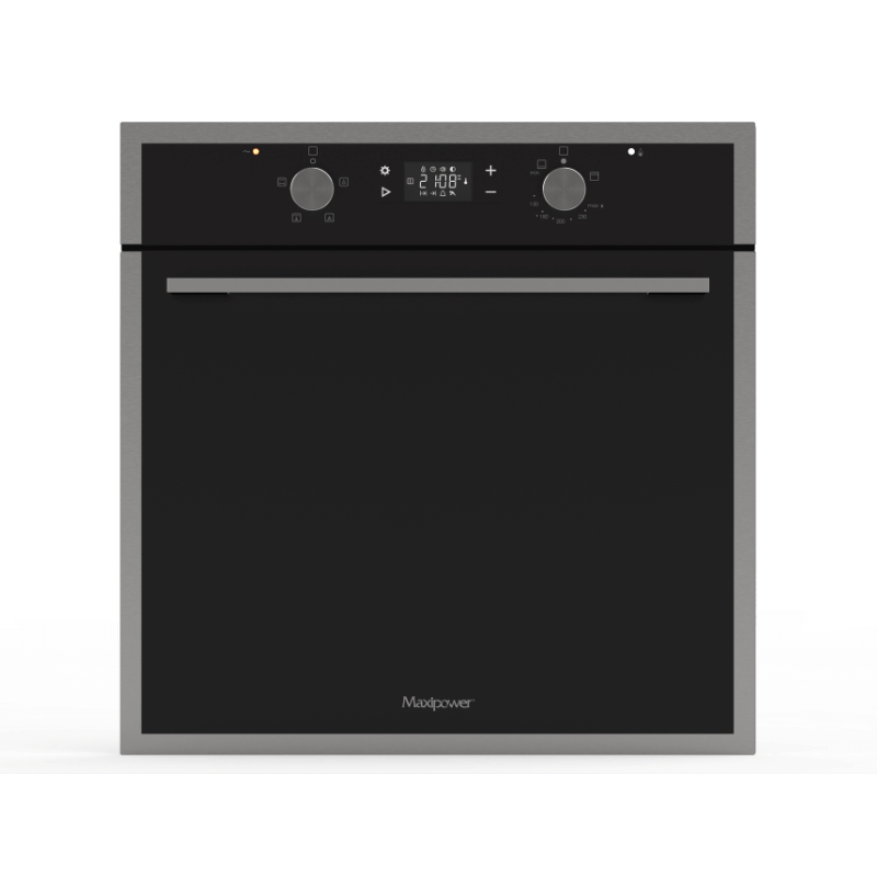 Four encastrable 73L Maxipower | Gaz/Électrique | Triple vitrage | Turbo + Rôtisserie