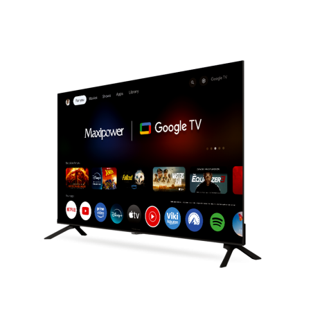Smart TV QLED 32” Google TV avec WiFi, Bluetooth, Dolby Audio et Commande Vocale