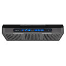 Hotte de cuisine noire 90 cm - HCH-M5B-90