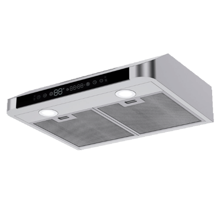 Hotte Casquette Slim 60 cm Noir  HCH-M3SS-60